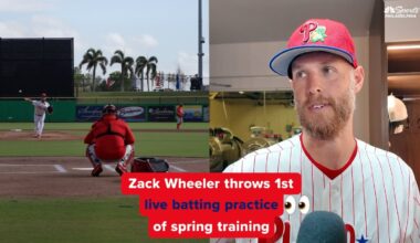 Watch Zack Wheeler throws first live batting practice of spring – NBC Sports Philadelphia