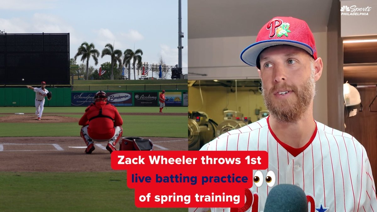 Watch Zack Wheeler throws first live batting practice of spring – NBC Sports Philadelphia