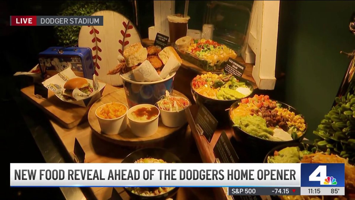 See new menu items at Dodger Stadium on home opener – NBC Los Angeles