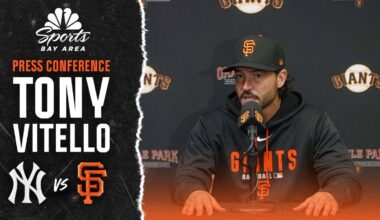 Tony Vitello details reasoning for Giants’ Opening Day lineup – NBC Sports Bay Area & California