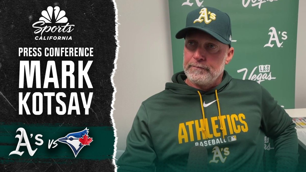 Athletics still looking for rhythm after loss to Blue Jays – NBC Sports Bay Area & California