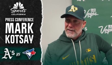Mark Kotsay addresses Athletics’ strikeout issues vs. Blue Jays – NBC Sports Bay Area & California