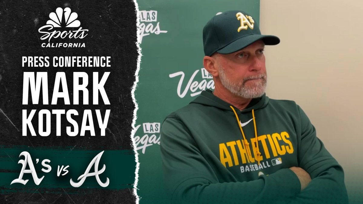 Mark Kotsay believes Athletics beat themselves vs. Braves – NBC Sports Bay Area & California