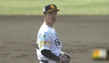 Fukuoka Softbank Hawks pitcher Haru Matsumoto © Pacific League TV