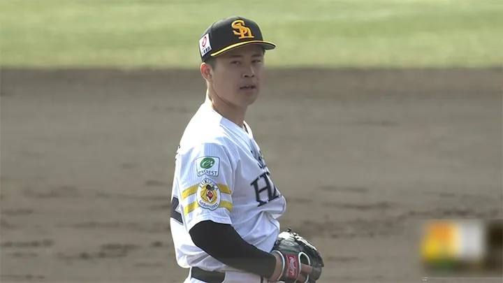 Fukuoka Softbank Hawks pitcher Haru Matsumoto © Pacific League TV
