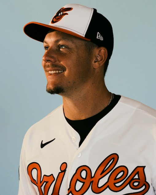 Baltimore Orioles first baseman Ryan Mountcastle poses for a portrait during the Baltimore Orioles media day on Wednesday morning, February 18, 2026 at Ed Smith Stadium in Sarasota, Florida.