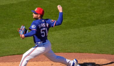 Texas Rangers closing in on bullpen staff for opening day with Ryan Brasier release