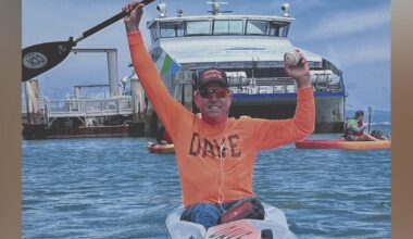 "McCovey Cove Dave" starting his 22nd Giants season swooping on Splash Hits