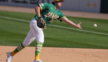 A's talking playoffs after last season's improved play with Las Vegas move in the background | MLB