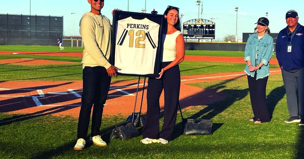 Blake Perkins’ jersey retired at Verrado HS | News