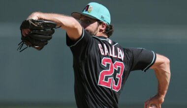 Zac Gallen to start for Arizona Diamondbacks on Opening Day