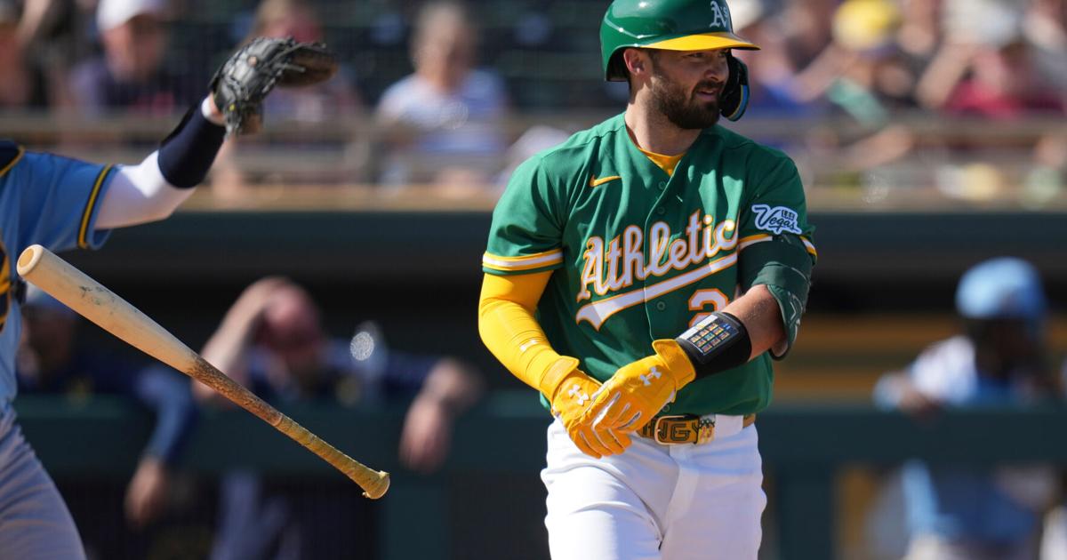 Shea Langeliers homers 3 times for the Athletics against the Kansas City Royals | National Sports