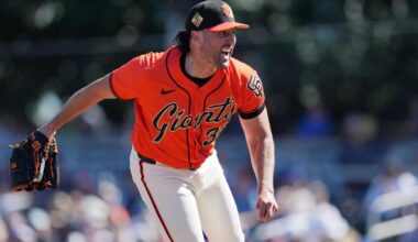 Giants an out away from perfect game, a strike away from no-hitter in 7-1 win over Brewers | National Sports