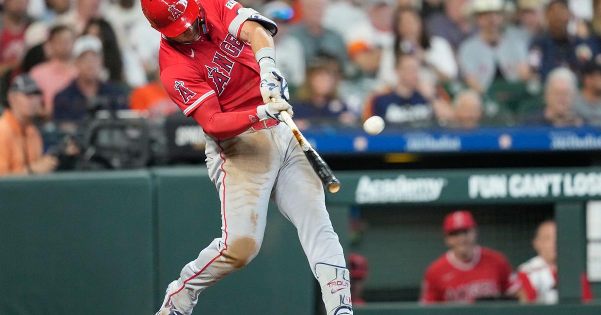 Mike Trout homers to kick off what he hopes will be a healthy 2026 as Angels blank Astros 3-0 | MLB