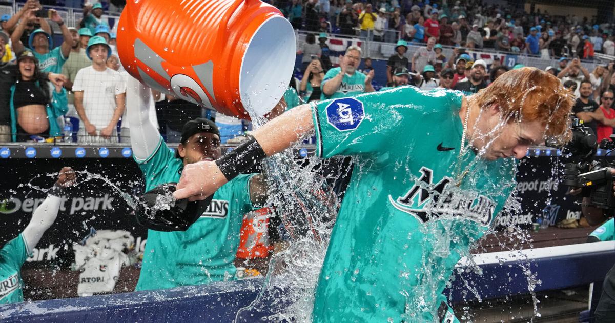 Owen Caissie hits walk-off homer to give Marlins a sweep of Rockies in season-opening series | National Sports
