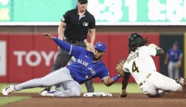 Jays deal Jimenez to Marlins for infielder Gleed | National Sports