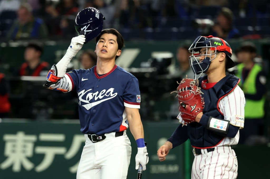 Besides his home run, Hyeseong Kim did not provide much offense for Team South Korea during the WBC. Getty Images