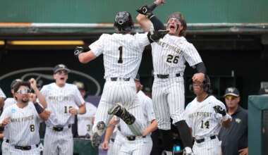 ACC baseball standings Week 1