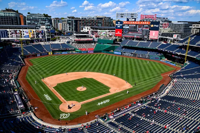 General view of Nationals Park.