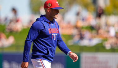 Phillies play the Rangers with 1-0 series lead