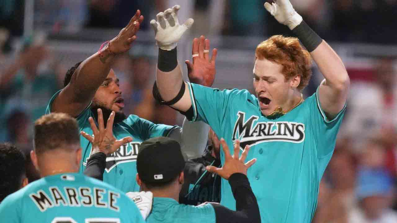 Canada's Caissie hits walk-off homer to lift Marlins to sweep of Rockies