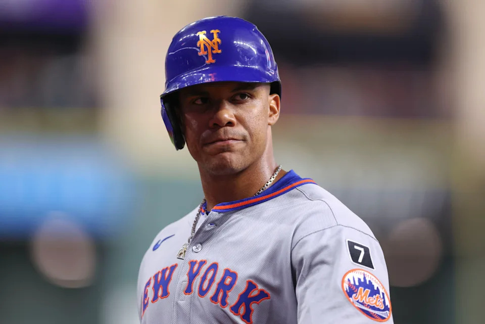 New York Mets right fielder Juan Soto (22) © Troy Taormina-Imagn Images