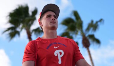 Aidan Miller is pain-free after back flare-up, but Phillies remain cautious
