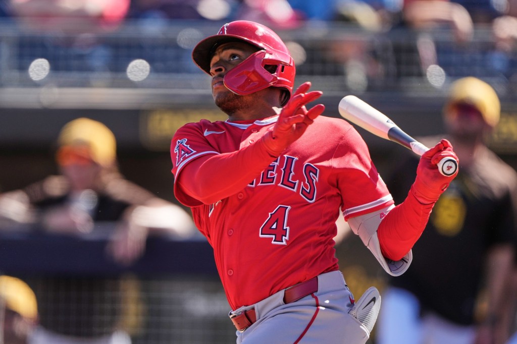 Angels’ Christian Moore shrugs off tough luck spring – Orange County Register