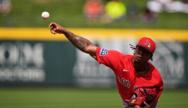 Brayan Bello dominant in first start after WBC but Red Sox fall to Braves