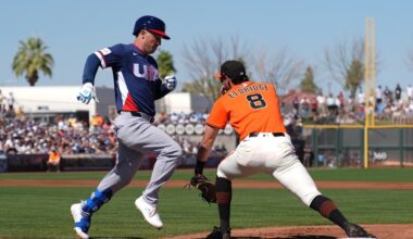 What Team USA's Bryce Harper, Aaron Judge told SF Giants' Bryce Eldridge