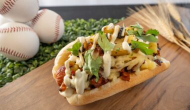 Al pastor hot dog