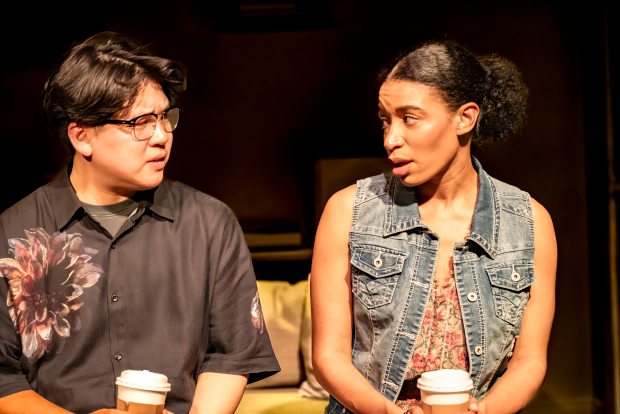 Alec Phan and Kaylah Marie Crosby in "Modern Gentleman" by About Face at Raven Theatre. (Jenn Udoni)