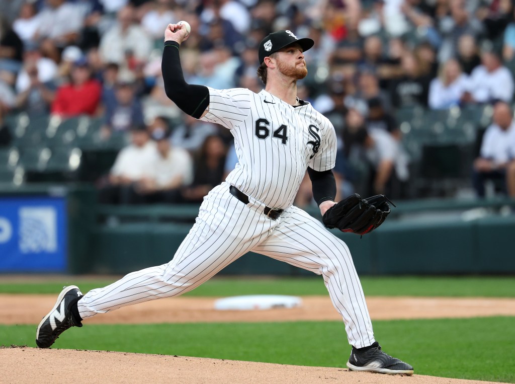 Chicago White Sox coach Bobby Hearn on starter Shane Smith