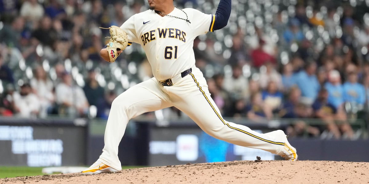 Fortes’ tiebreaking double in 9th gives Rays 3-2 win over Brewers