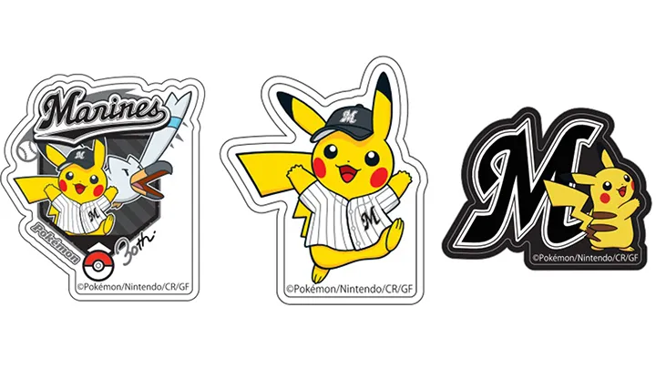 The Marines original Pokémon patch stickers (set of 3) [Photo: provided by the team]