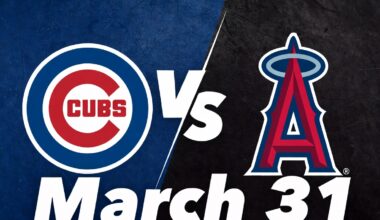 Cubs vs Angels March 31