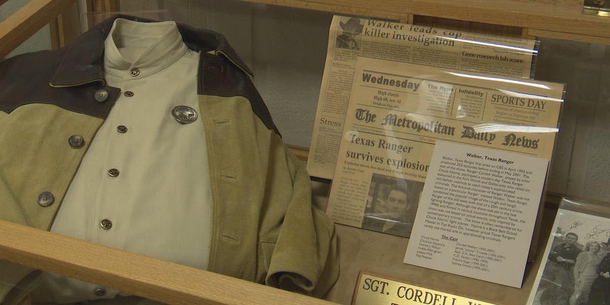 Chuck Norris ‘Walker, Texas Ranger’ props on display at Waco museum