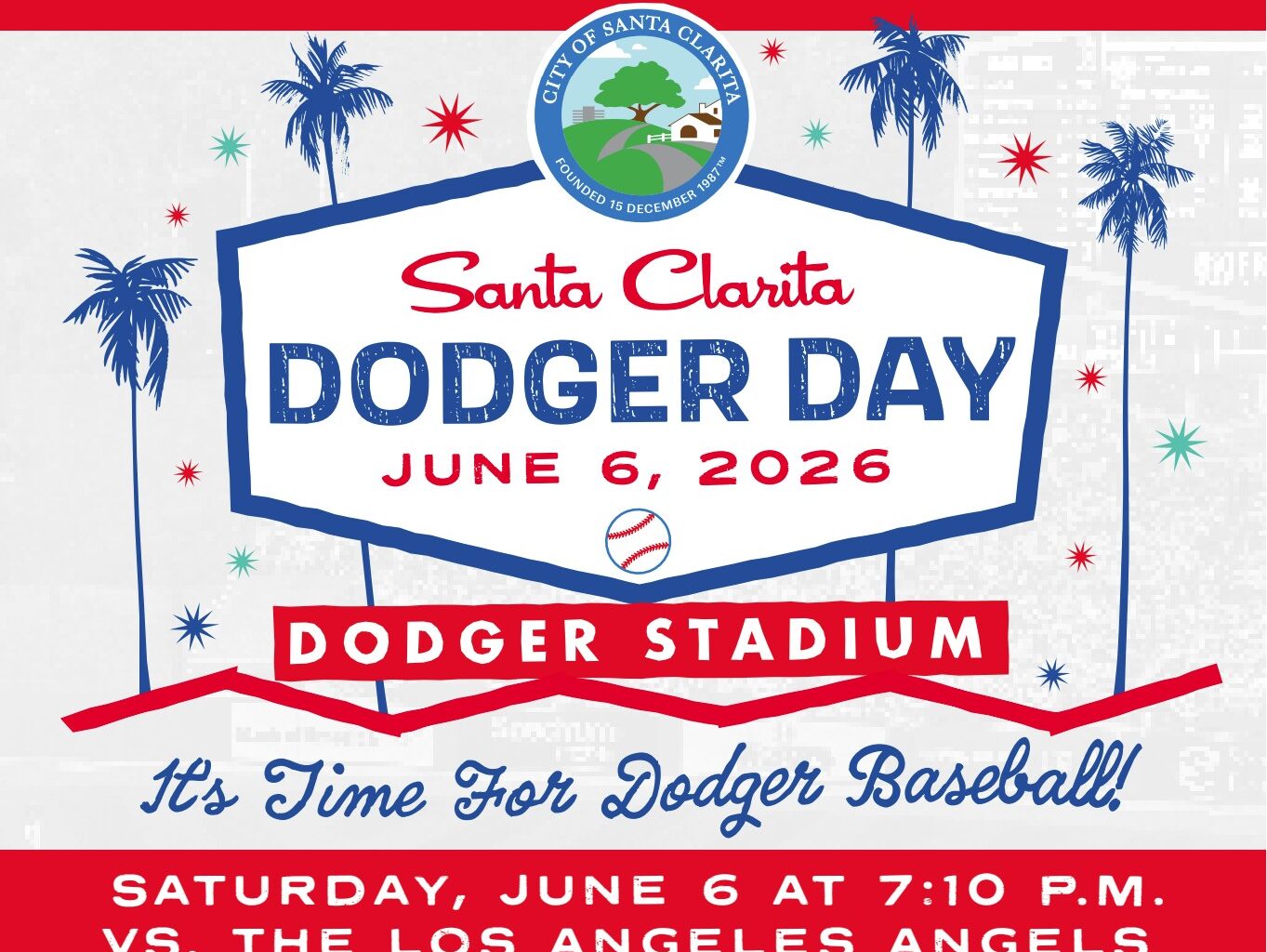 June 6: The 47th Annual City of Santa Clarita Dodger Day