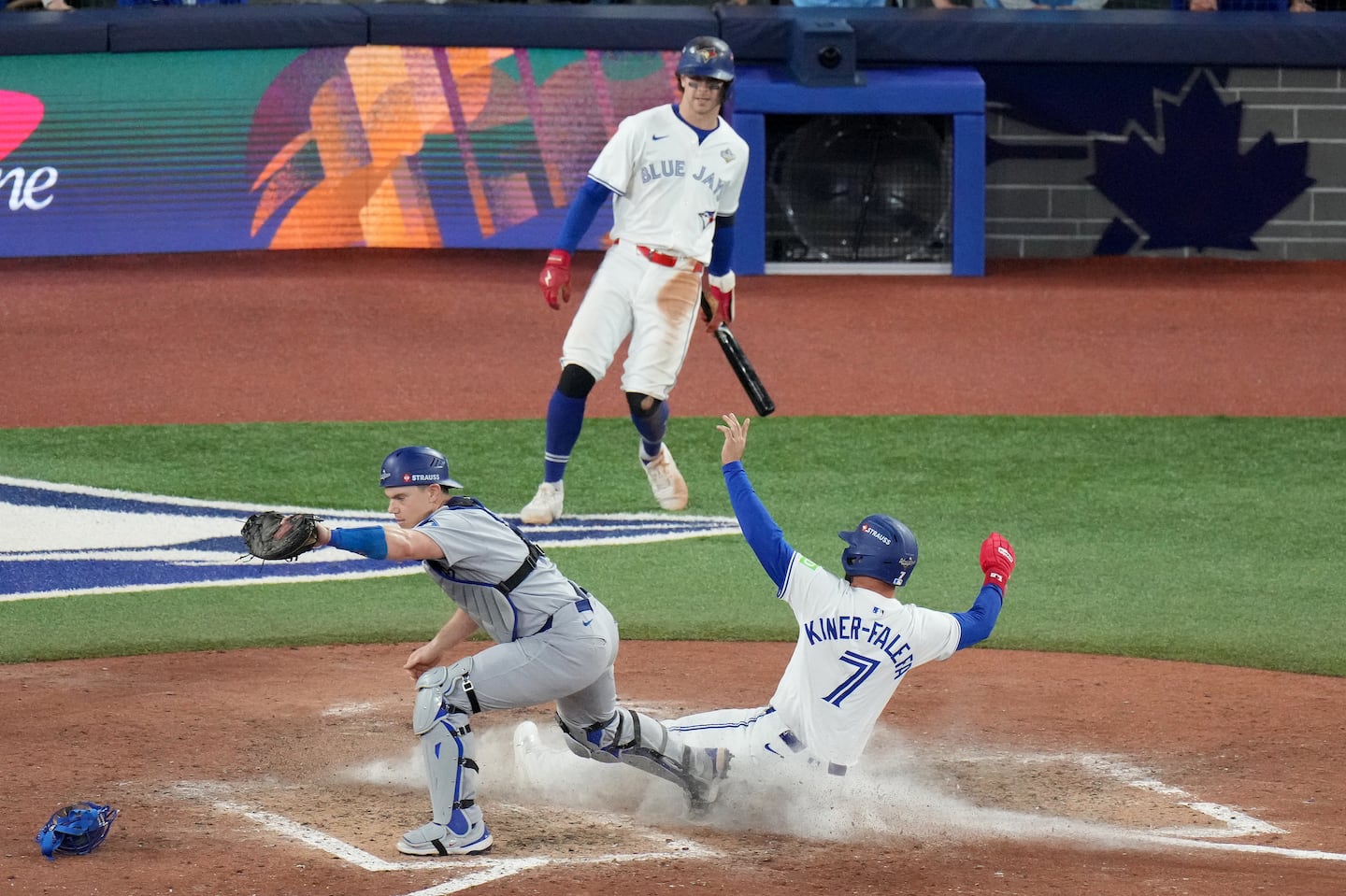 Isiah Kiner-Falefa, now with the Red Sox, and the Blue Jays came within literal inches of their first World Series championship last Nov. 1.