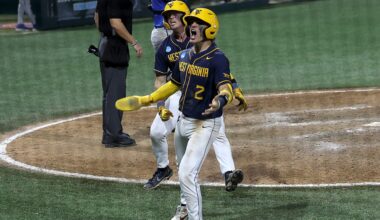 West Virginia's Gavin Kelly (Photo by John Byrum/Getty Images)