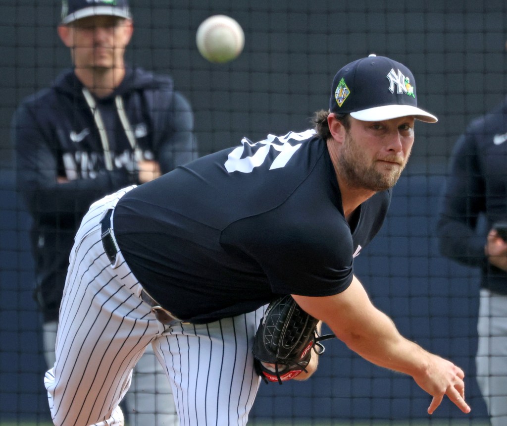 Gerrit Cole, throwing earlier in the spring training, said he is trying to be "optimistic" that there won't be a lockout next season.
