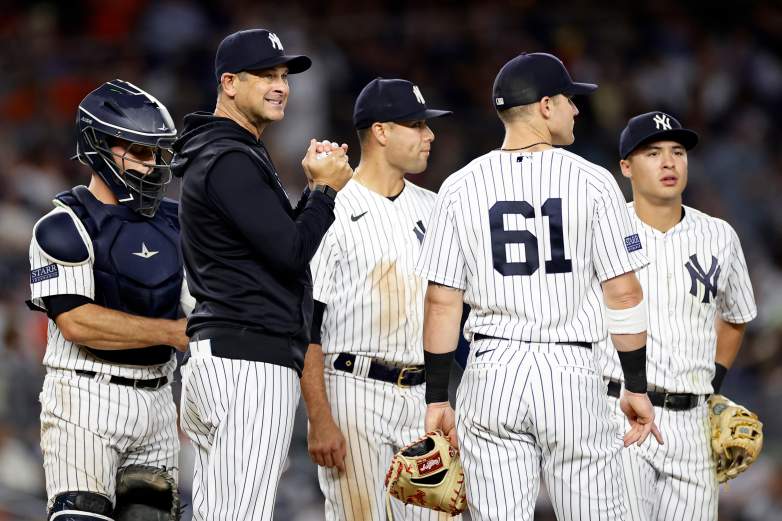 New York Yankees manager Aaron Boone