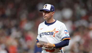 Houston Astros Release 4-Year MLB Player