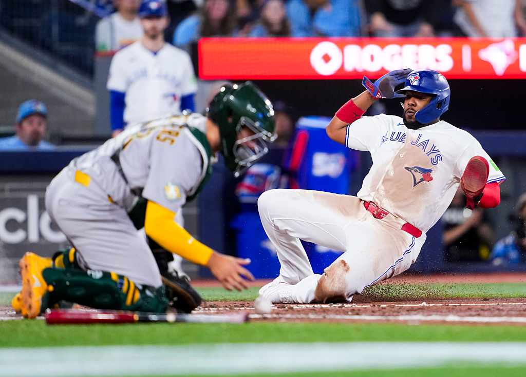 Blue Jays strike out A's 50 times during three-game sweep