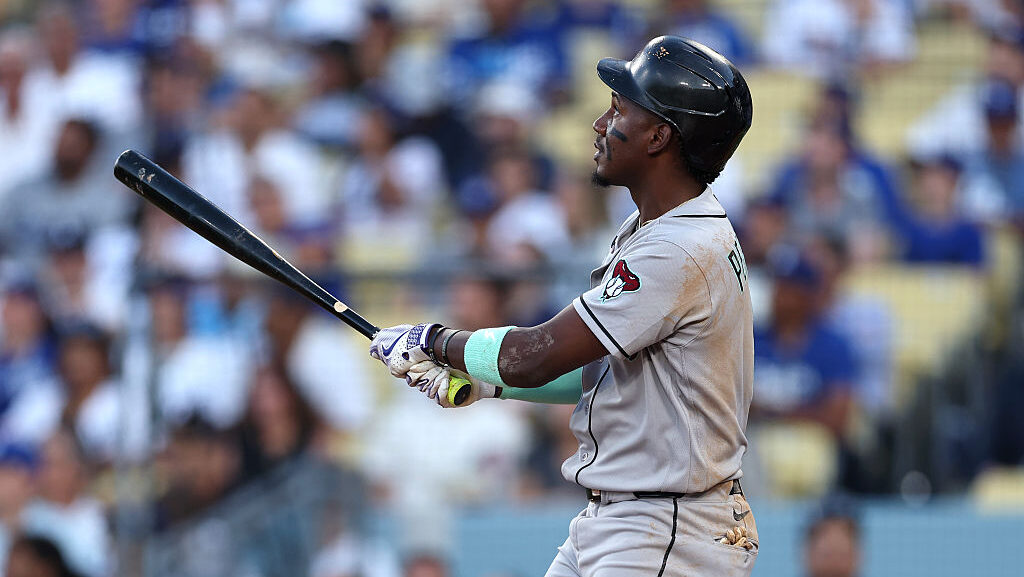Geraldo Perdomo #2 of the Arizona Diamondbacks...