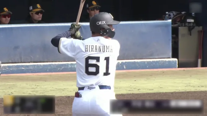 Shota Hiranuma of Orix Buffaloes The Buffaloes © Pacific League TV