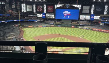 Chase Field view obstructed...