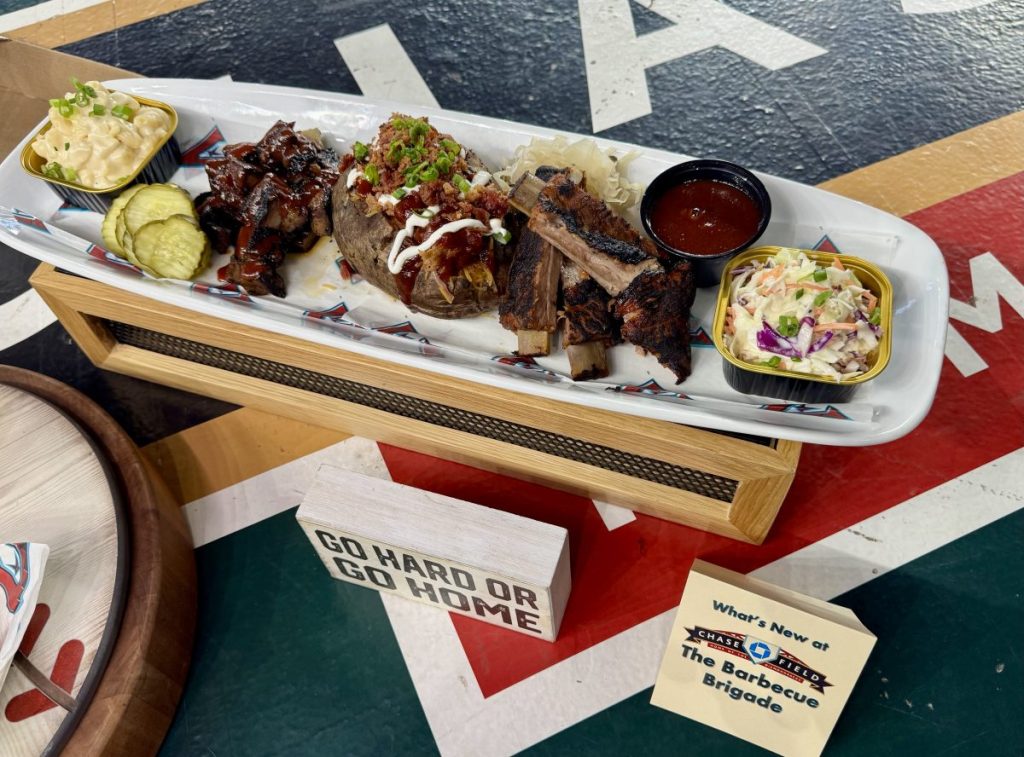 A barbecue feast of brisket, ribs and more from Chase Field.