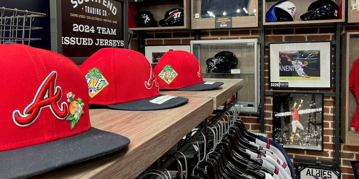 New Atlanta Braves ‘game used’ collectables, memorabilia store now open at Truist Park