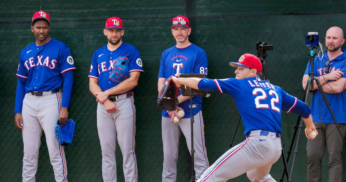Nathan Eovaldi explains next steps for Rangers’ young arms like Jack Leiter, Kumar Rocker